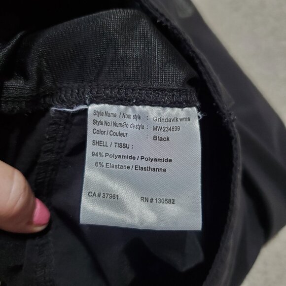 MCKINLEY Grindavik Nylon Stretch 32.5" Hiking Pants Straight Black Women Large - Picture 11 of 16